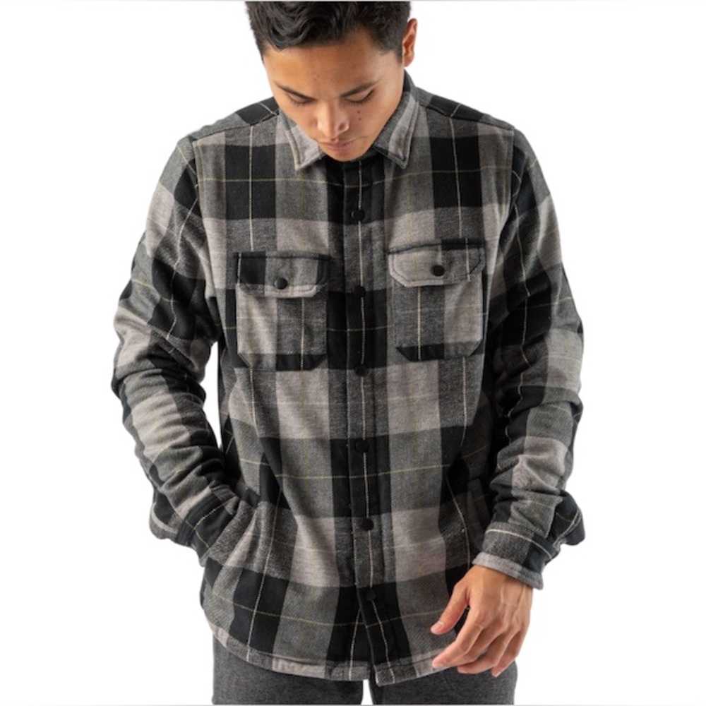 LIKE NEW! 
Rabbit High Country flannel jacket Men’s manta grey